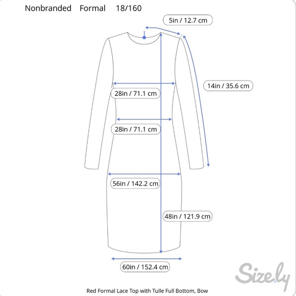 Girl’s Red Formal Dress - Picture 4 of 12